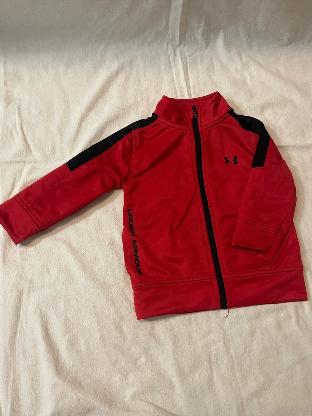 Under Armour Kids Red Jacket with Black Accents